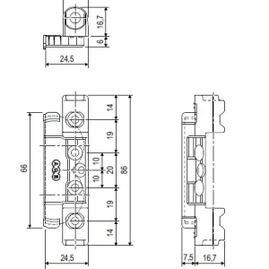 Beste Prijs Supporto forbice a forare - aria 12 A507010501 AGB Artech Copy 11535